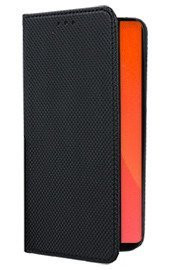 Кожен калъф тефтер и стойка Magnetic FLEXI Book Style за Huawei P Smart Pro STK-L21 черен 